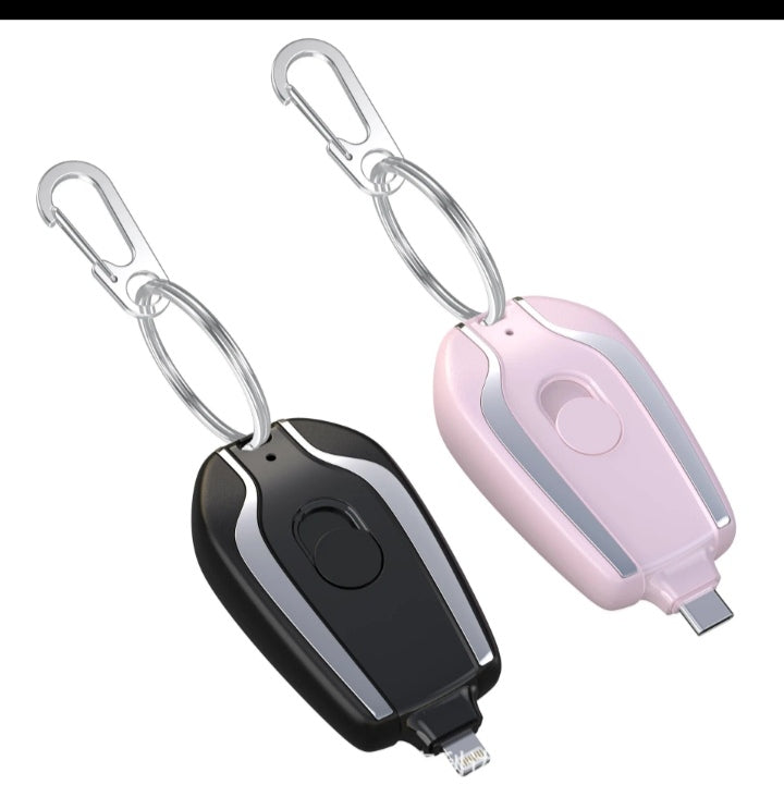 PROMO FIN D'ANNEE    🧲MINI POWER BANK D'URGENCE 3000 mAh. 2 dans 1 Type C & Iphone🧲