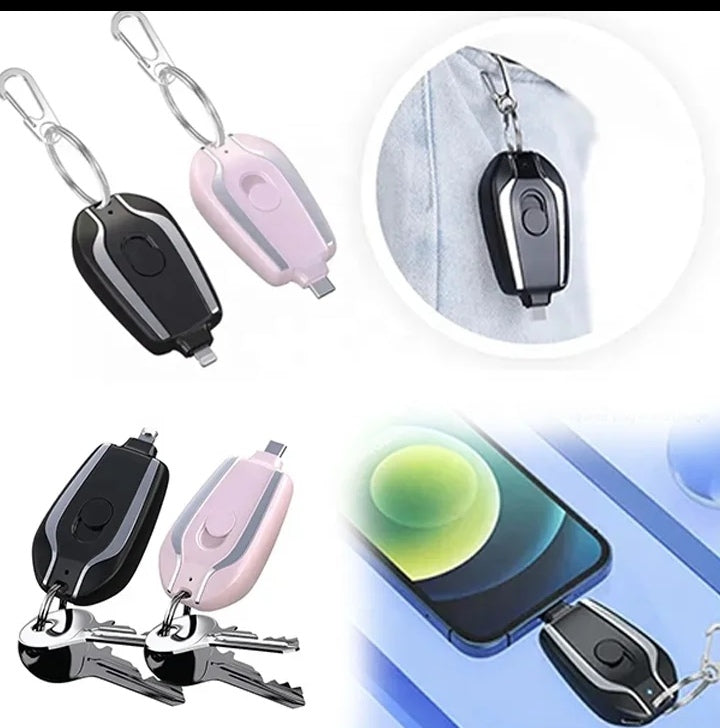 PROMO FIN D'ANNEE    🧲MINI POWER BANK D'URGENCE 3000 mAh. 2 dans 1 Type C & Iphone🧲