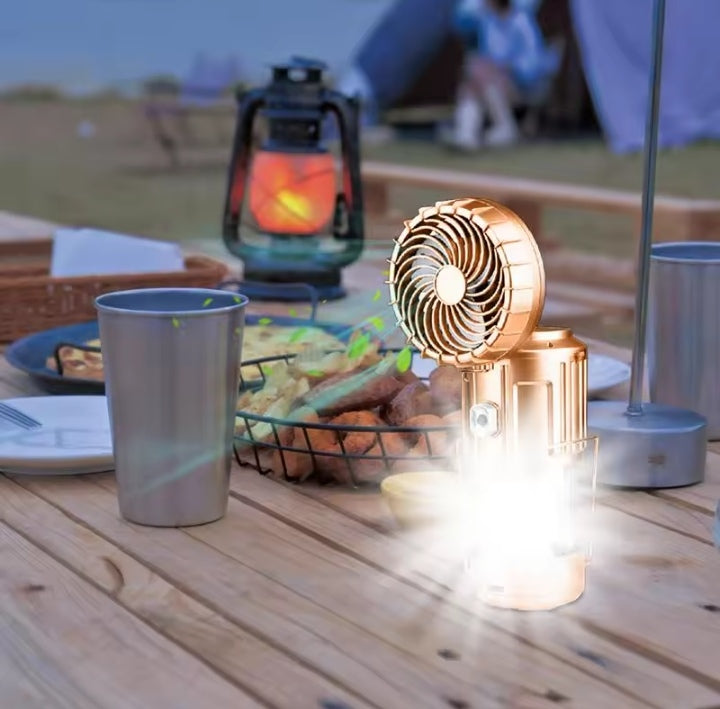 🌬️Lanterne LED rechargeable pour l'extérieur Ventilateur de plafond à énergie solaire🌬️