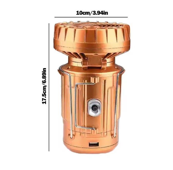 🌬️Lanterne LED rechargeable pour l'extérieur Ventilateur de plafond à énergie solaire🌬️
