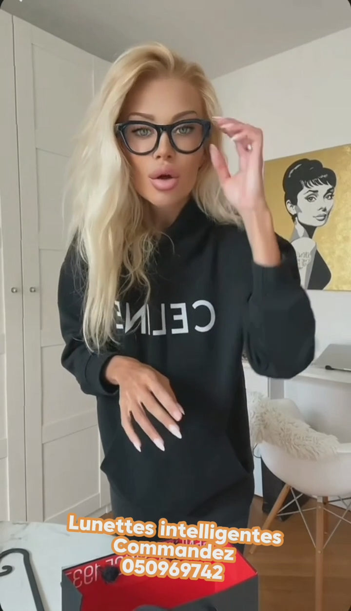 📲📲-LUNETTES INTELLIGENTES W610s, TRADUCTEUR TEXTE & LANGUE, ECOUTEUR, BLUETOOTH, APPEL; CAMERA HD, SOLAIRE IA📲📲-