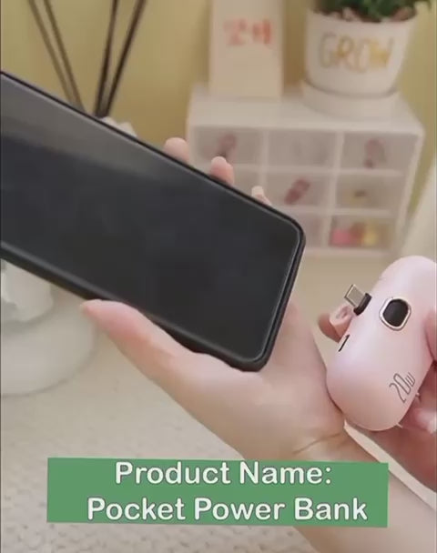 PROMO FIN D'ANNEE    🧲MINI POWER BANK D'URGENCE 3000 mAh. 2 dans 1 Type C & Iphone🧲